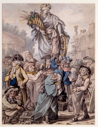 Fortune distributing her Gifts by Robert Dighton